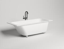 Ванна из литьевого мрамора Salini  Orlanda S-sense 180x80 102012M белая матовая, встраиваемая
