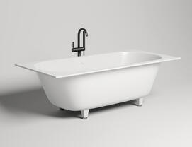Ванна из литьевого мрамора Salini  Ornella Axis S-Sense 190х90 103412G белая глянцевая, встраиваемая