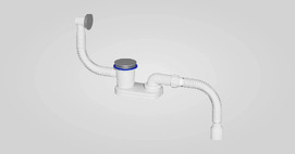 Сифон для ванны с переливом Salini  23101H хром