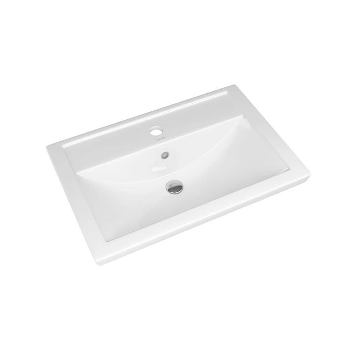 Мебель для ванной комнаты СанТа Омега 70 см 2 ящика, подвесная белая, цвет белый 207038 - фото 3
