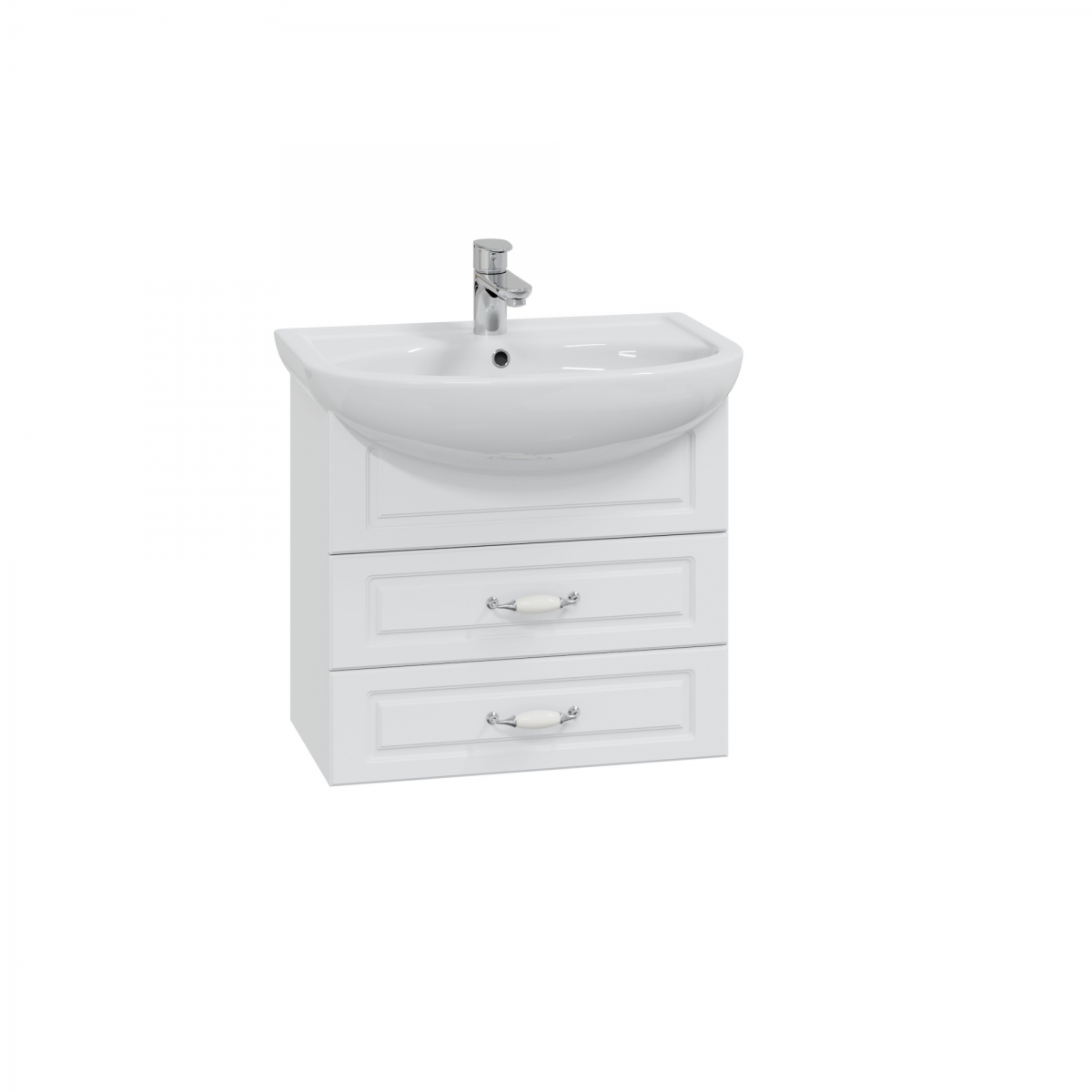 Мебель для ванной комнаты СанТа Верона 60 см подвесная, белая, цвет белый 700191 - фото 2