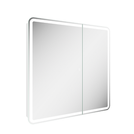 Зеркальный шкаф с подсветкой Sancos Дива (Diva) 80x80 DIV800 белый