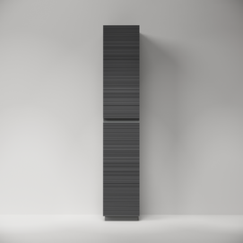 Пенал напольный Sancos Фолк (Folk Floor) 35 см PFL35FGS темный серый (Grey soft)