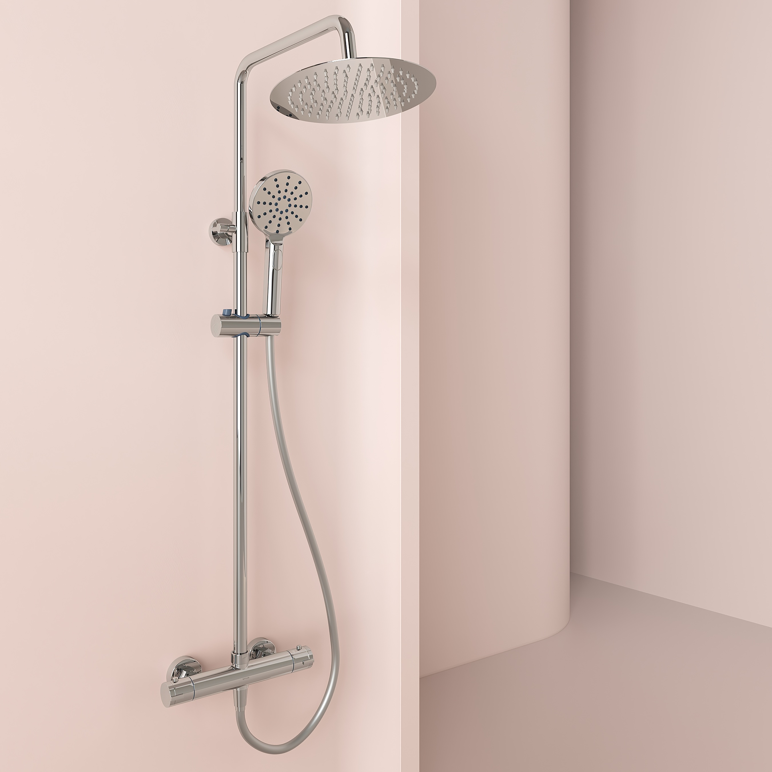 Душевая стойка Sancos Kanedo SC7200CH хром с термостатом без излива 22990₽