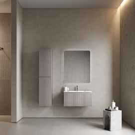 Гарнитур для ванной комнаты Sancos SNOB R 1.0 80 см SNR1.080SM Doha Soft