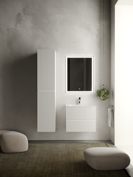 Мебель для ванной комнаты Sancos Snob R 61 см подвесная, Bianco