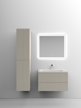 Мебель для ванной комнаты Sancos Snob T 81 см подвесная, Beige Soft