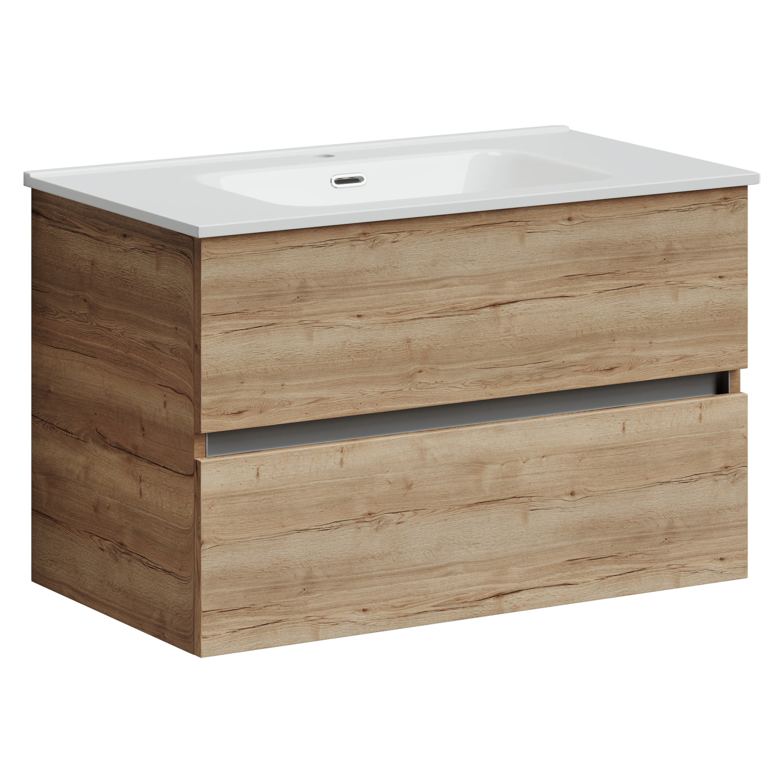 Тумба под раковину Sancos Urban 79 см UR80EG подвесная дуб галифакс натуральный 30130₽