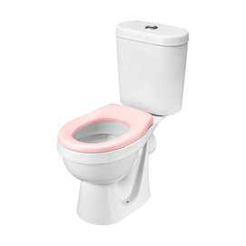 Унитаз-компакт детский Santek Каспер 1WH501847 сиденье без крышки, белый, розовый