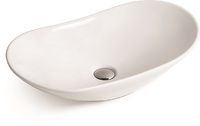 SantiLine umyvadlo na desku 61 cm SL-1025 bílá