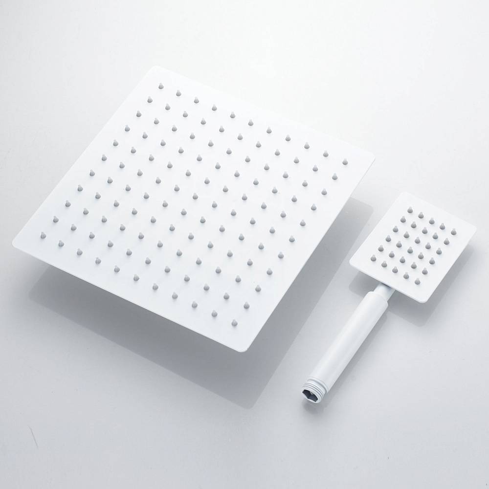 Душевая стойка Shevanik S3096C с изливом с термостатом белый 19968₽