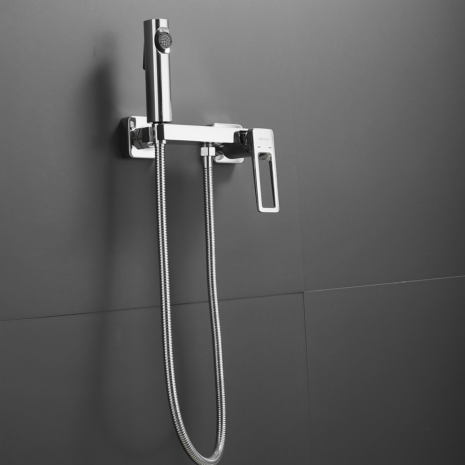 Гигиенический душ со смесителем Shevanik S6805-1 хром - фото 12