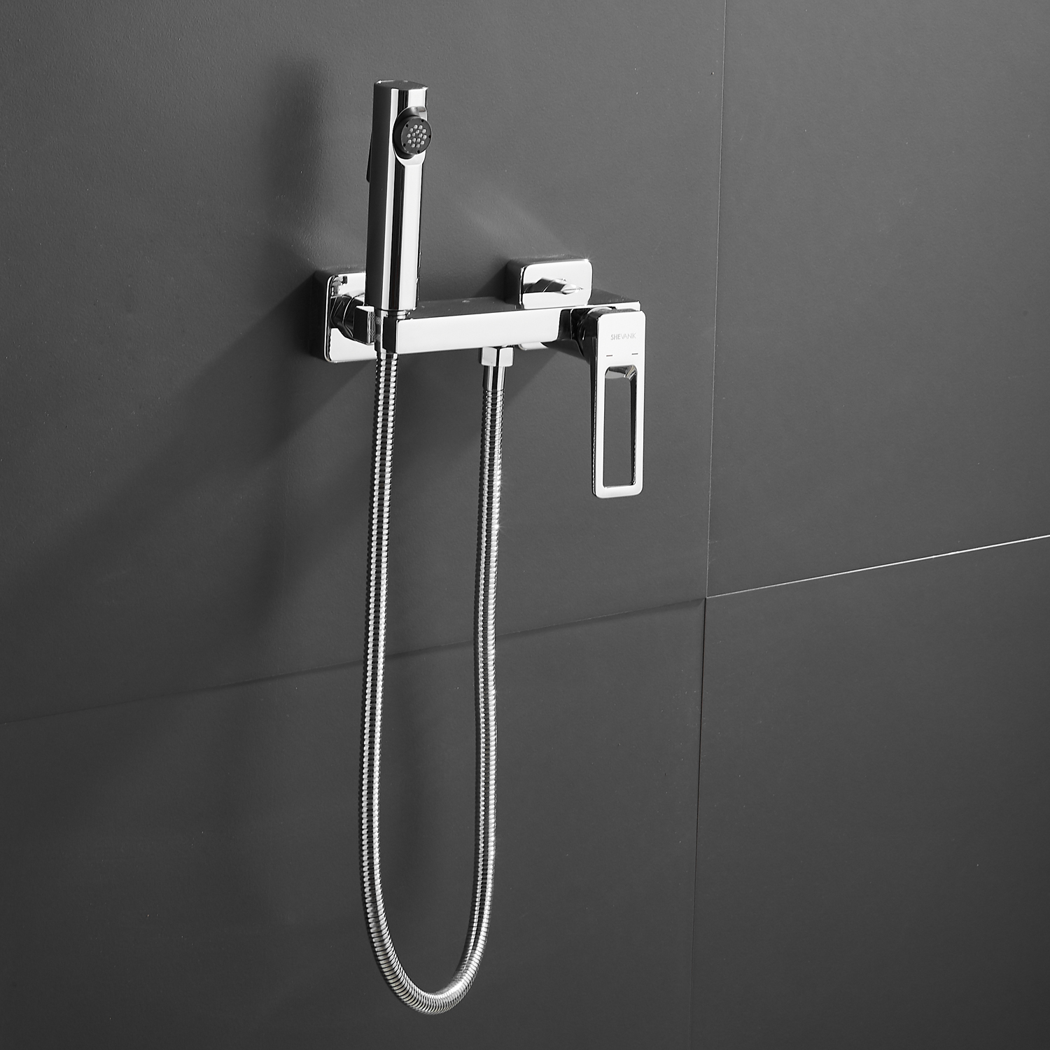 Гигиенический душ со смесителем Shevanik S6805-1 хром - фото 15