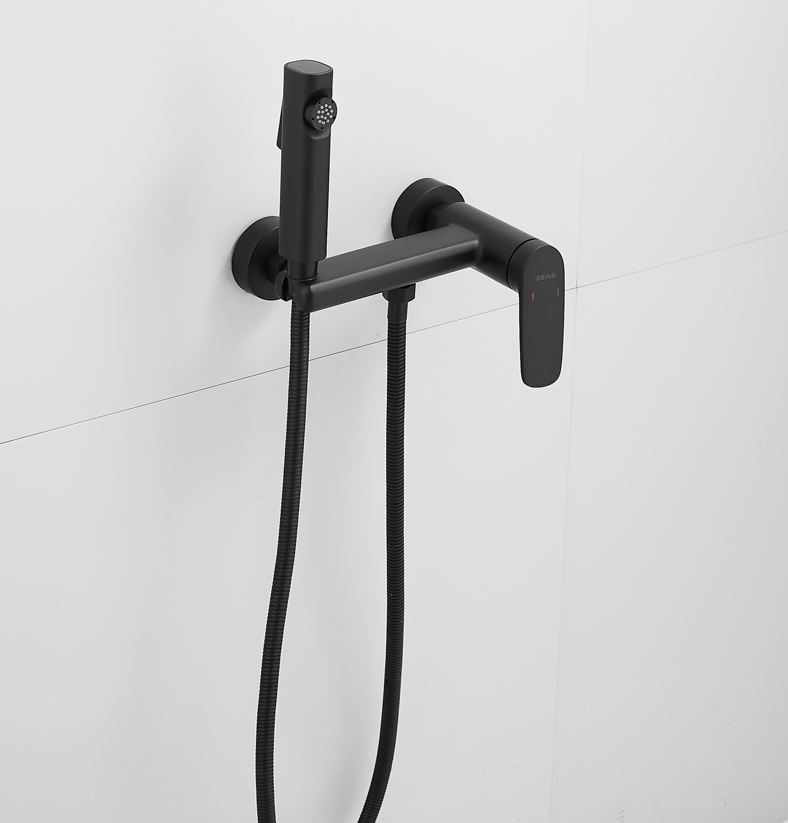 Гигиенический душ со смесителем Shevanik S8505H-1 черный - фото 8
