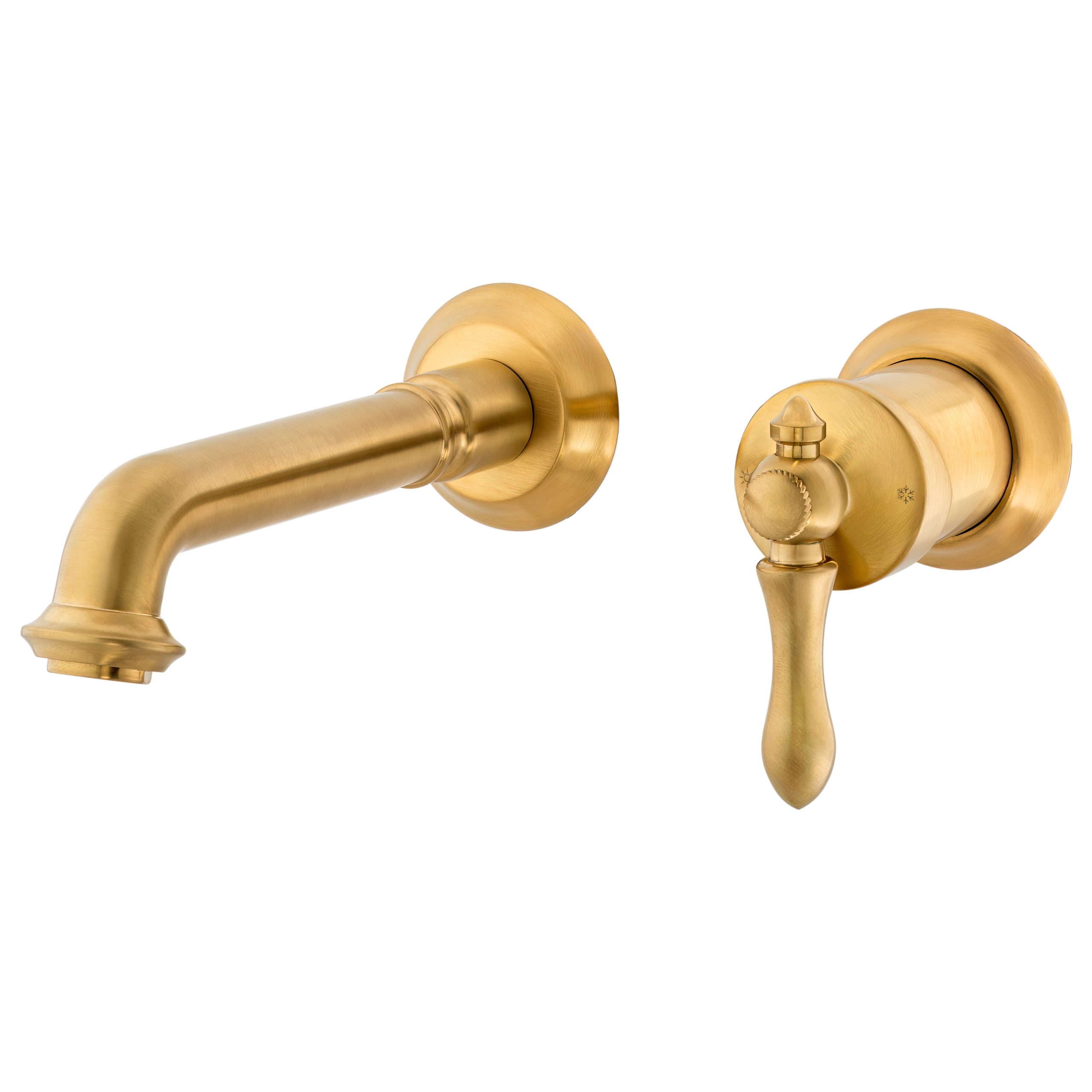 Встраиваемый смеситель для раковины Shouder 0241607 золото брашированное