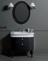 Мебель для ванной Simas Lante 90 черная
глянцевая, напольная