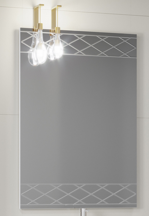 Зеркало Opadiris Порто подвесное, цвет белый Z0000013813 - фото 2