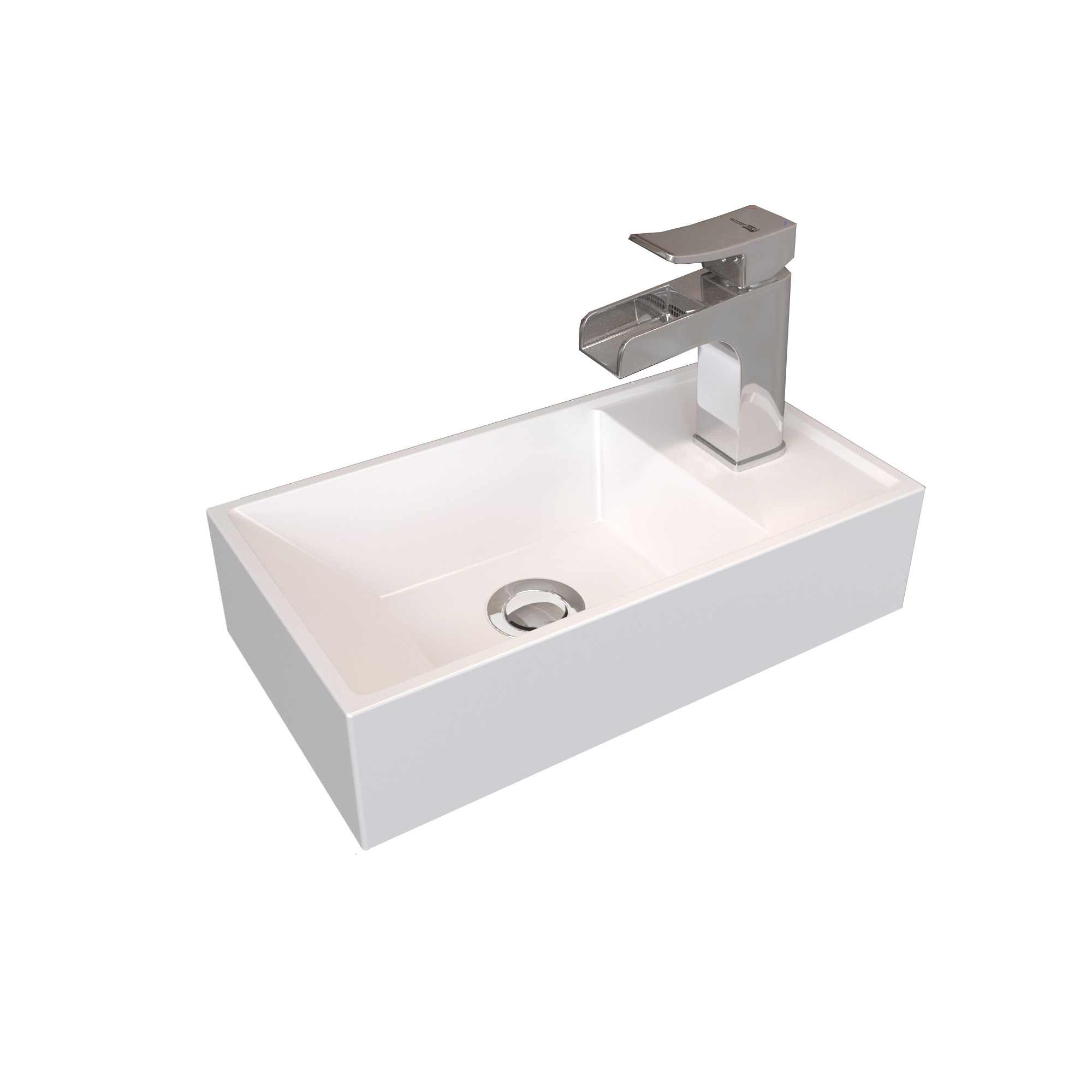 Раковина встраиваемая сверху Stella Polar Бриз 41 см SP-00001650 белая 4631₽