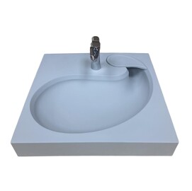 Раковина над стиральной машиной Stella Polar Шебби 60 см SP-00001522 серая