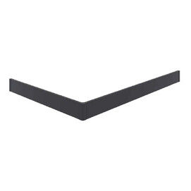 Фото Душевой поддон из литьевого мрамора Taliente 120x80 PTA-ST-120Bstone черный, на каркасе с декоративной панелью (уценка: с экспозиции)