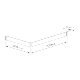 Фото Душевой поддон из литьевого мрамора Taliente 120x80 PTA-ST-120Bstone черный, на каркасе с декоративной панелью (уценка: с экспозиции)