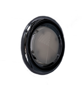 Фото Душевая кабина Taliente 90x90 TA-9090G с высоким поддоном, стекло тонированное, профиль матовый хром