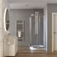 Душевой угол Taliente 90x90 см TA-09091-1CP стекло прозрачное, профиль хром