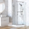 Фото Душевой уголок Taliente 90x90 см TA-09093-1CP стекло прозрачное, профиль хром, без поддона 0
