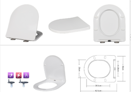 Фото Комплект 5 в 1 Taliente Amato AM25010+Инсталляция Grohe Rapid SL 38772001+Кнопка смыва хром