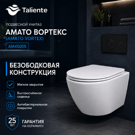 Унитаз подвесной Taliente Amato AM45005