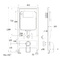 Фото Комплект 5 в 1 Taliente Амато (Amato)  AM25010 + Инсталляция WW BAMBERG 460 + кнопка хром 4