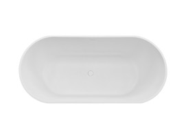 Ванна из искусственного камня Taliente Rapallo 1685x785 RA16878SS отдельностоящая из Solid Surface, белая матовая