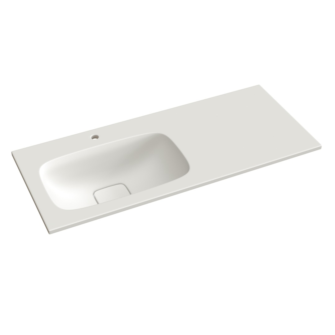 Раковина из литьевого мрамора Taliente Barselona 120 см ФР-00006480 L белая 13500₽