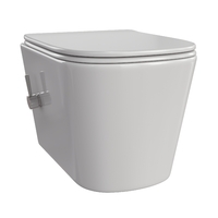 Унитаз Taliente Correto CR25200+SMcromo с функцией биде, с крышкой микролифт