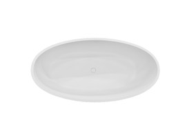 Ванна из искусственного камня Taliente Fano 170x85 FA17085SS отдельностоящая из Solid Surface, белая матовая