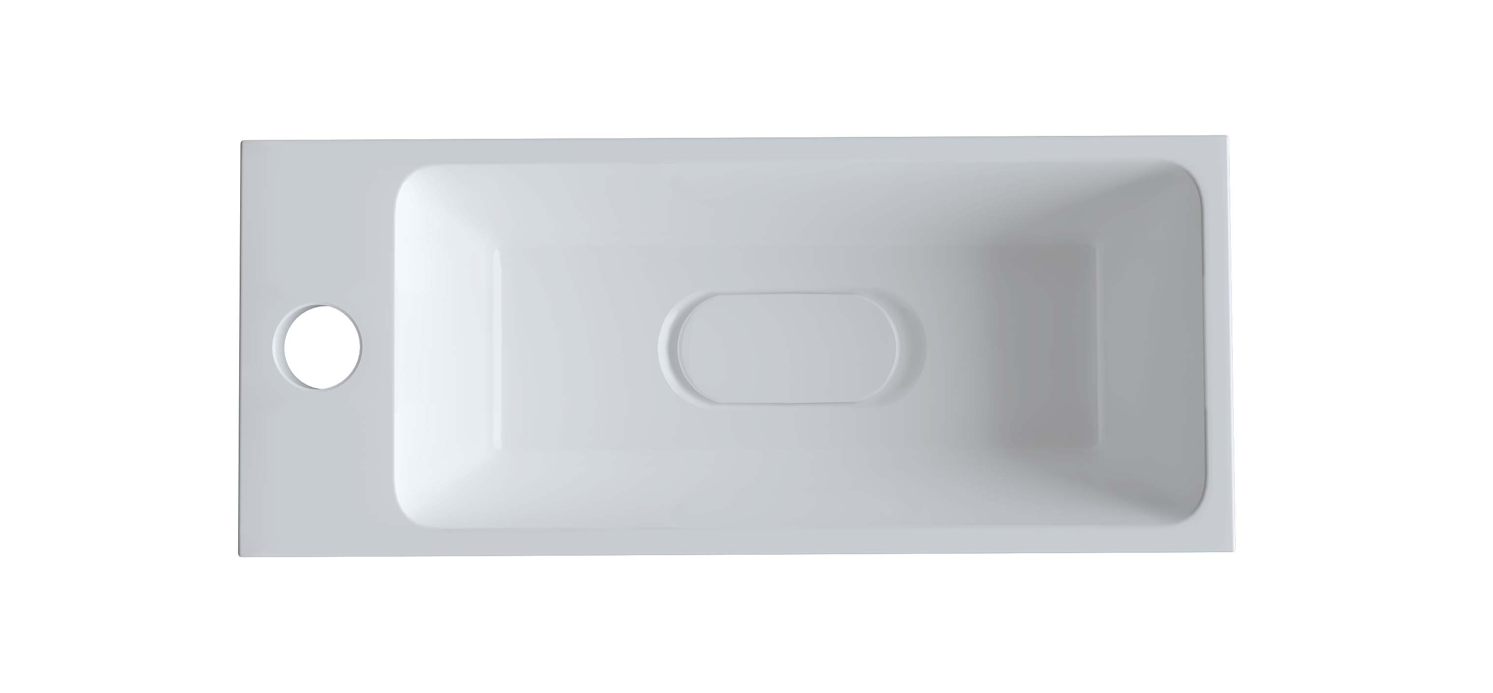 Раковина из литьевого мрамора Taliente Modul 50 см 4627173210607 белая 5480₽