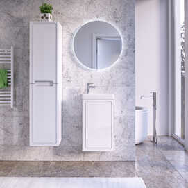 Фото Мебель для ванной комнаты Taliente Olejio 40 см белая