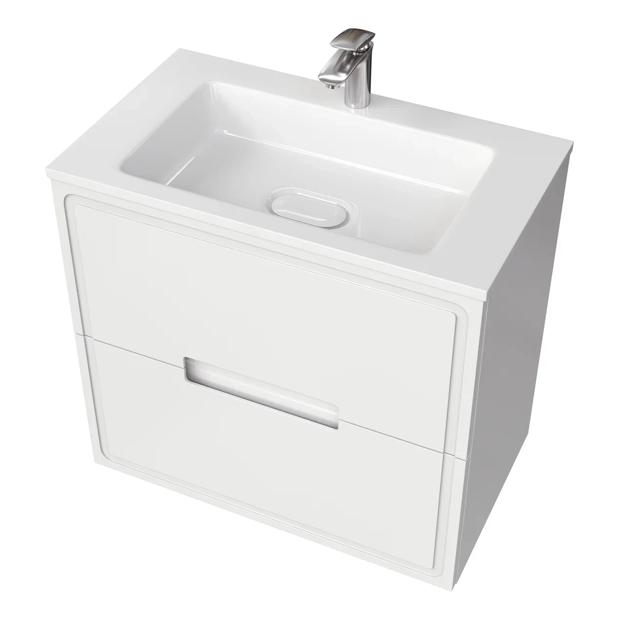 Мебель для ванной комнаты Taliente Olejio 62 см подвесная, подвесная, белая, цвет белый TA-MBO-65PR-blanco - фото 4