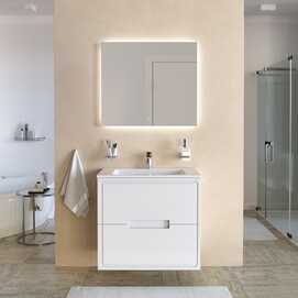 Мебель для ванной комнаты Taliente Olejio 62 см подвесная, белая