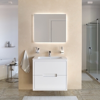 Мебель для ванной Taliente Olejio 77 см подвесная, подвесная, белая