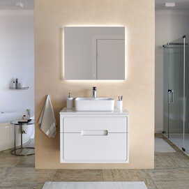 Мебель для ванной комнаты Taliente Olejio 80 белая