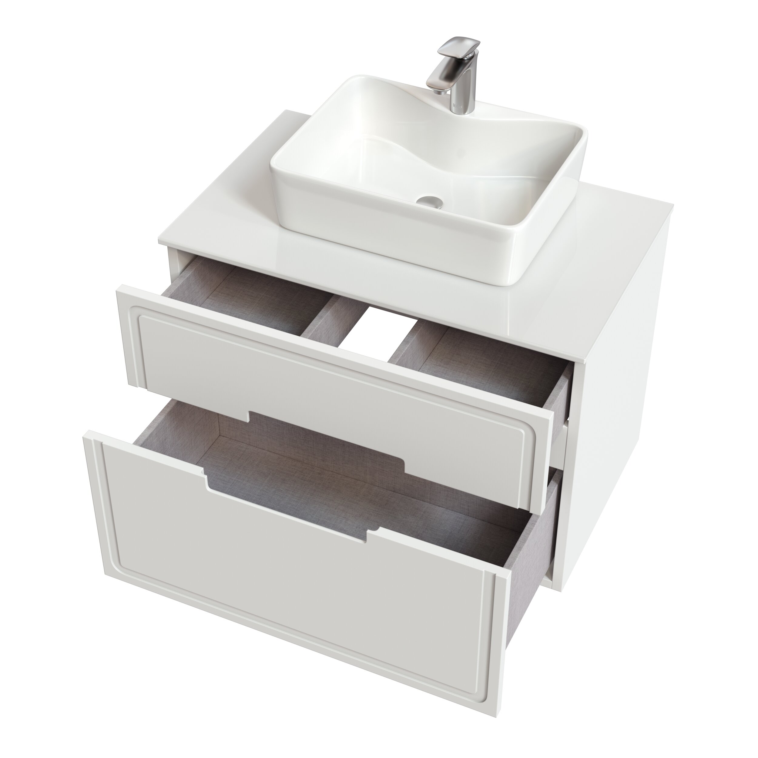 Тумба под раковину Taliente Olejio 99 см TA-MBO-100PS-blanco подвесная белая 16209₽