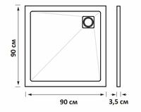    Taliente PTA-ST-90B 90x90  4