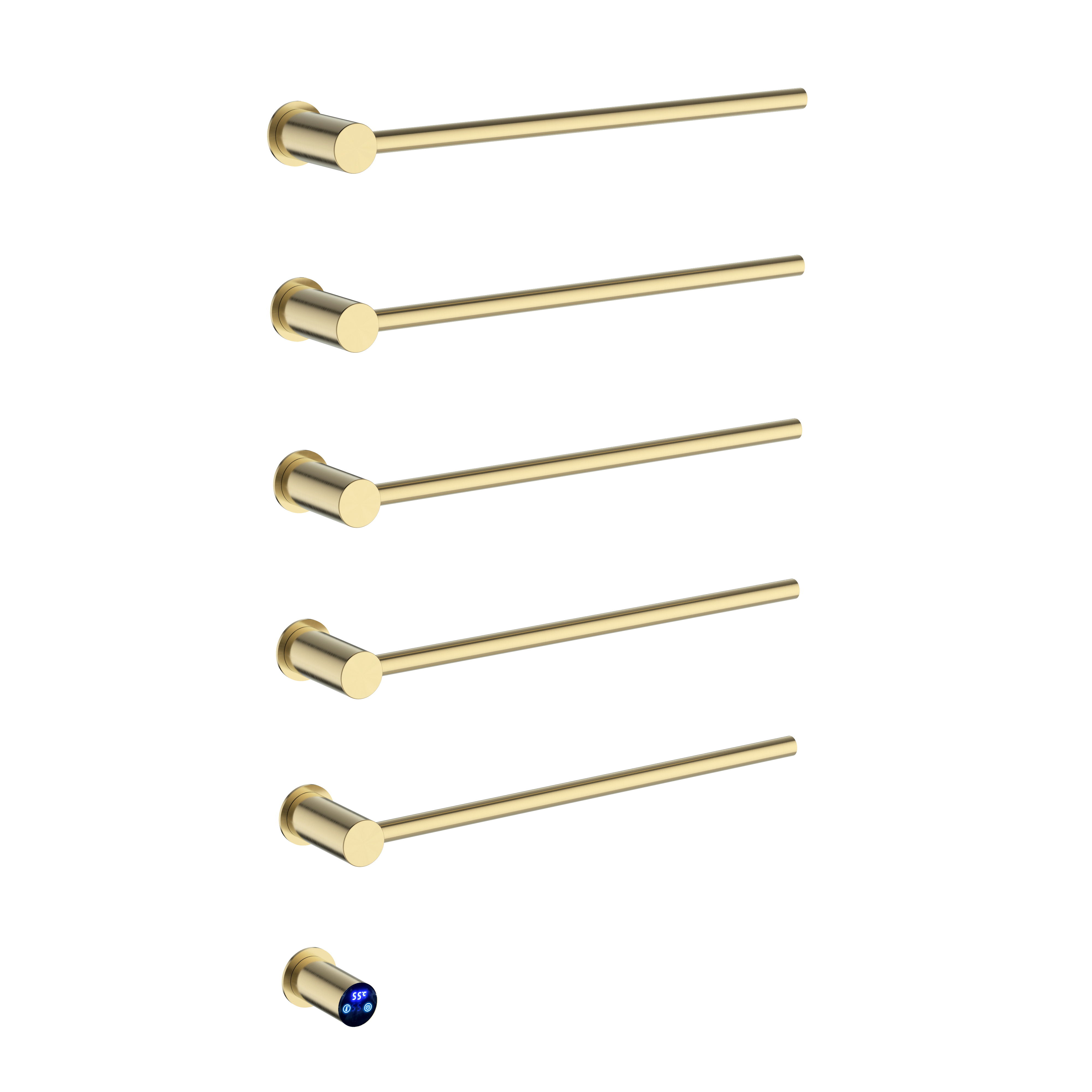 Полотенцесушитель электрический Terminus Аккорд П5 50х80 4670078568137 брашированное матовое золото 61190₽