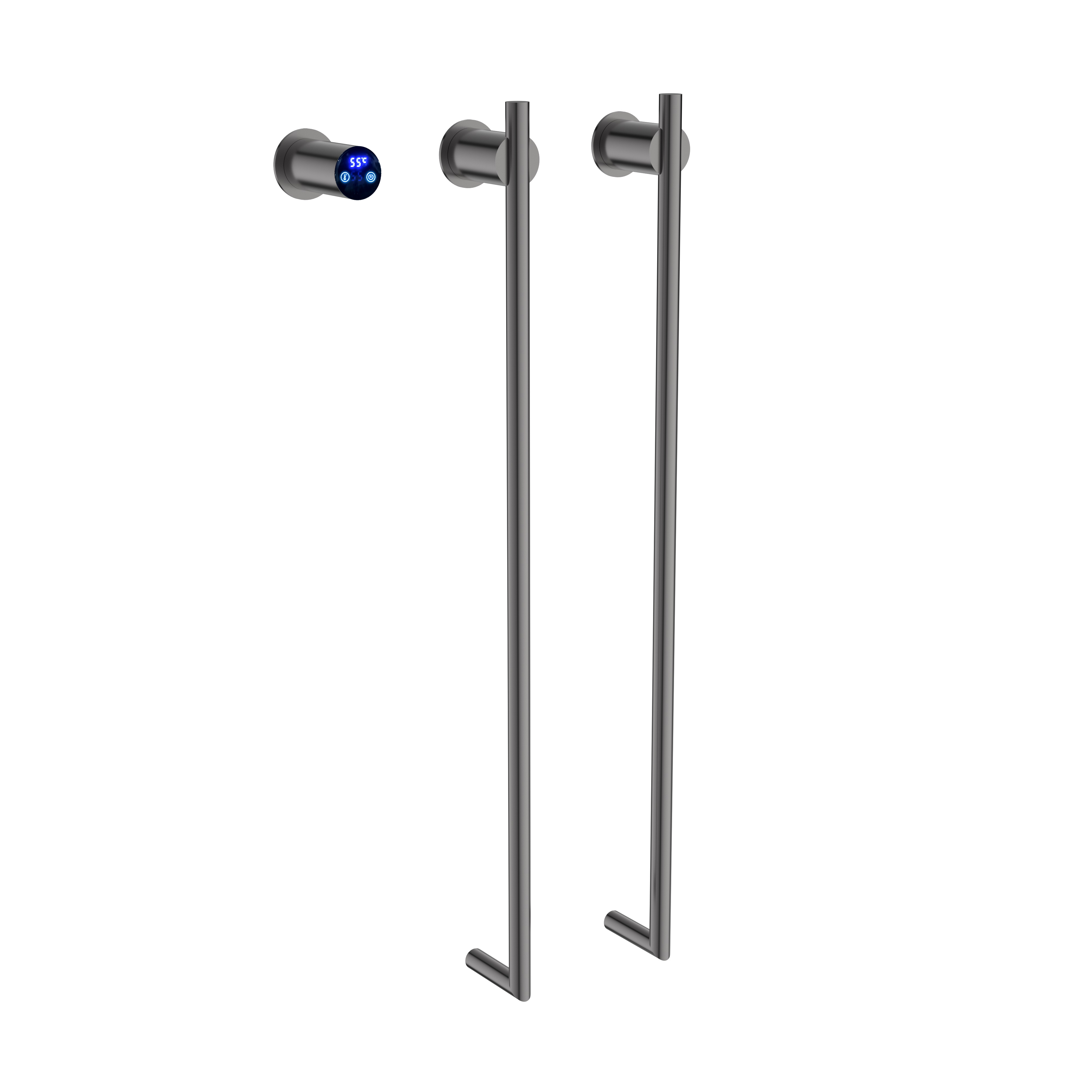 Полотенцесушитель электрический Terminus Рондо П2 35х76 4670078568175 оружейная сталь 49490₽