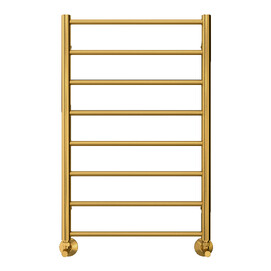 Фото Полотенцесушитель водяной Terminus Аврора 50x80 4670078546845 брашированное золото