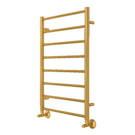 Фото Полотенцесушитель водяной Terminus Аврора 50x80 4670078546845 брашированное золото