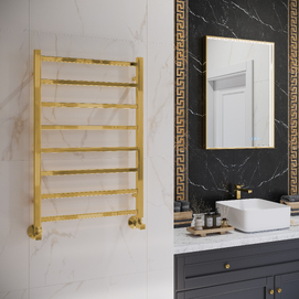 Фото Полотенцесушитель водяной Terminus Ватикан 50x80 4670078546845 золото