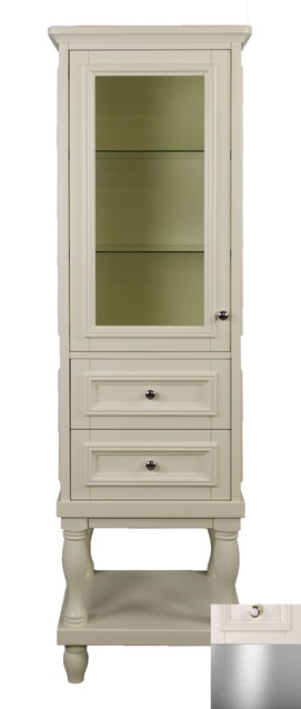 Пенал Tessoro Eden 48 L Белый с серебром