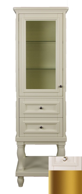 Пенал Tessoro Eden 48 L Белый с золотом
